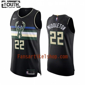 NBA Milwaukee Bucks Trikot Khris Middleton 22 Nike 2019-2020 Statement Edition Swingman - Kinder